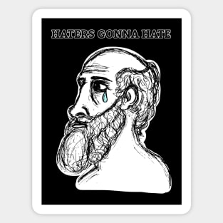 Sad Hippocrates (Large Print) Sticker